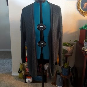 Mossimo XXL Dark Green Open Front Sweater